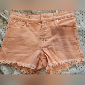 Guess orange creme shorts